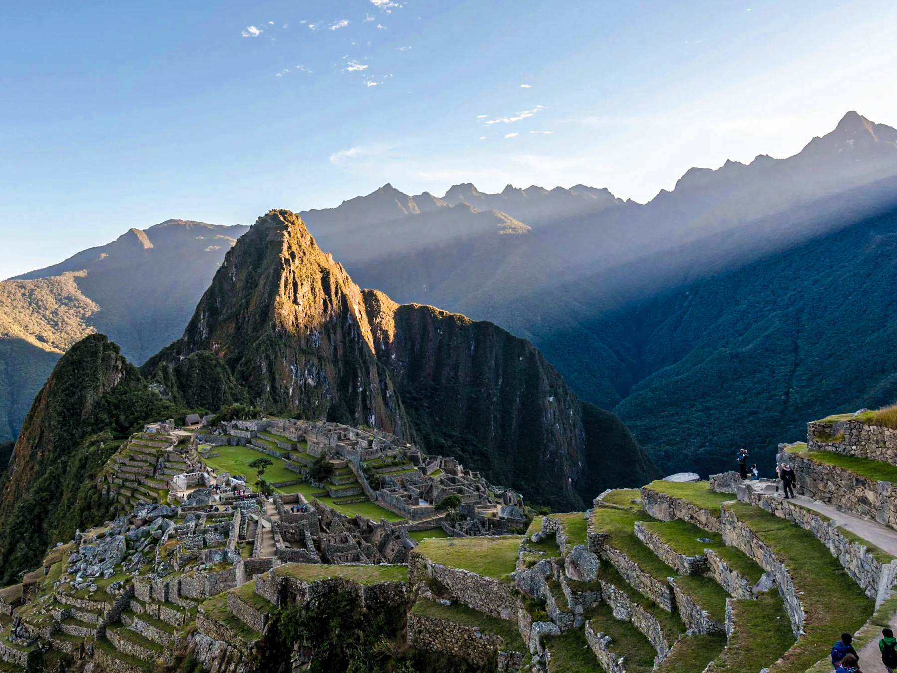 Sun Gate view at Machu Picchu
