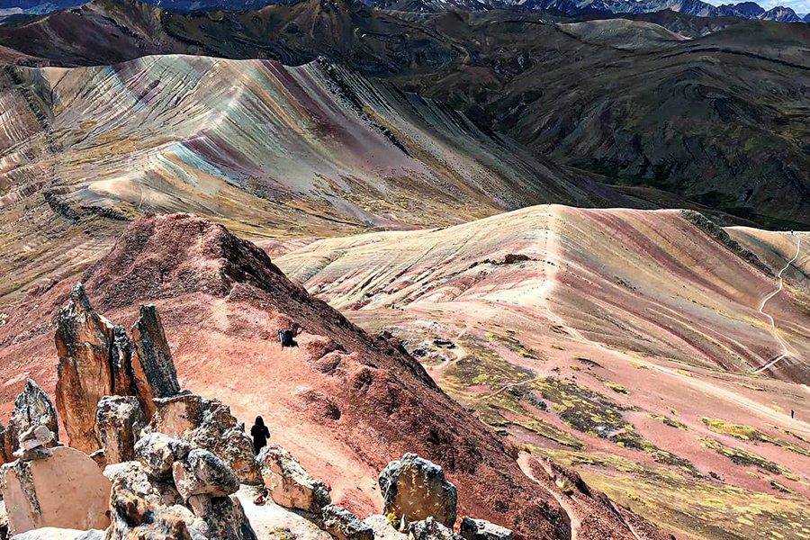 Palccoyo Rainbow Mountain easy trek Cusco